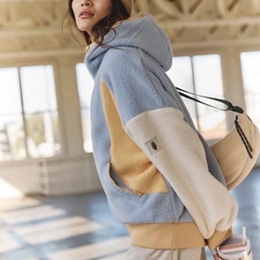 NWT Free People Hit The Slopes Fleece Jacket